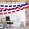 G128 France French Bunting Banner | Flag 8.2 x 5.5 Inch, Full String 33 Feet | Printed 150D Polyester, Decorations For Bar, School, Festival Events Celebration